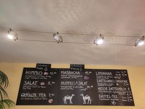 Menu at Dattelhaus in Konstanz