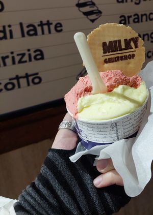  at Milky Gelato Shop in Rome