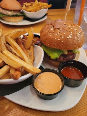 Perfectly salted fries! at Big Orange in Little Rock
