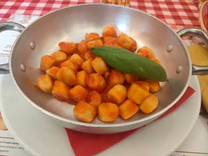 Gnocchi pomodori at Peperoncino in Bibione