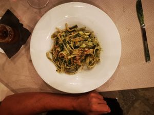 Pasta e cavolo at Sorriso degli Ulivi in Gallipoli