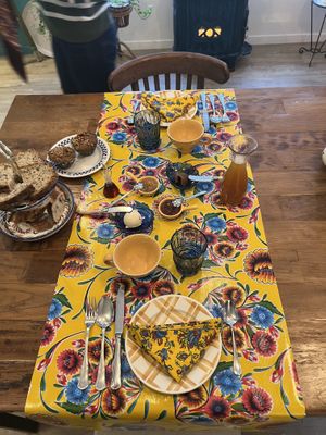 Breakfast table   at Au 46 en Bretagne in Benodet