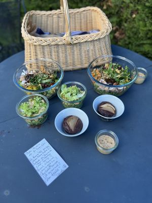 Picnic table   at Au 46 en Bretagne in Benodet