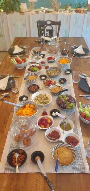 morning brunch at Au 46 en Bretagne in Benodet