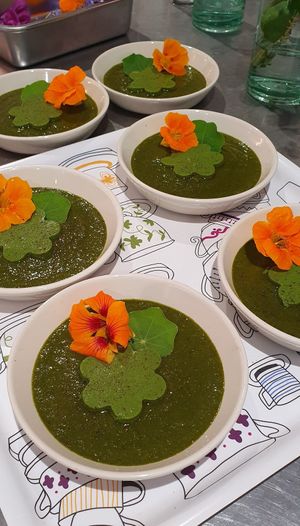 morning soup  at Au 46 en Bretagne in Benodet