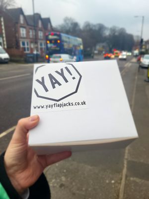 What's in the box? at Yay! Flapjacks in Sheffield