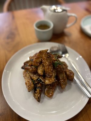 Braised eggplant #Veganuary at China Fusion in Marrickville