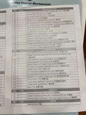  #Veganuary at China Fusion in Marrickville