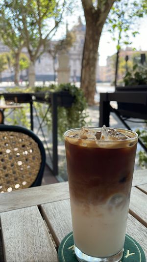 Iced Coffee with oatmilk  at MiT Food & Coffee Brewery in Rome