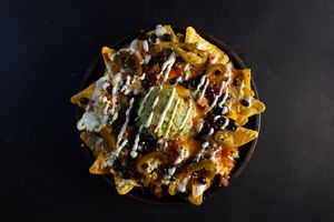 Loaded Nachos at Nabati Plant-Based Restaurant - Maybe closed in Abu Dhabi