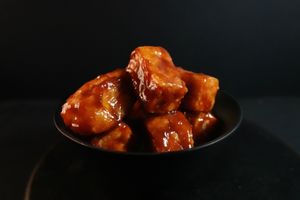 BBQ Tofu Puffs at Nabati Plant-Based Restaurant - Maybe closed in Abu Dhabi