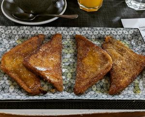 Vegan French Toast at Caffè dell'Arte Specialty Coffee in Cagliari