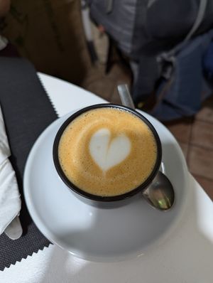 Cappuccino at Caffè dell'Arte Specialty Coffee in Cagliari
