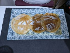 Vegan pancakes at Caffè dell'Arte Specialty Coffee in Cagliari