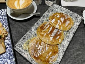 Pancakes at Caffè dell'Arte Specialty Coffee in Cagliari