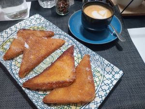 French toast at Caffè dell'Arte Specialty Coffee in Cagliari