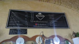 Menu - Drinks (May 2025) at Caffè dell'Arte Specialty Coffee in Cagliari