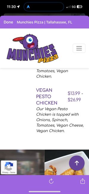   at Munchies Pizza in Tallahassee