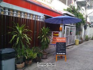 outside location at Orange Cafe in Bangkok