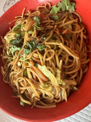 Veg noodles - fresh   at Yak and Yeti in Lisbon