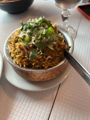Veg biryani  at Yak and Yeti in Lisbon