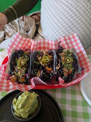 Bean tacos at Chido Wey in Bristol