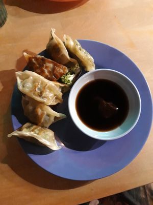 Vegan dumplings at Lie Mi - Kamppi in Helsinki