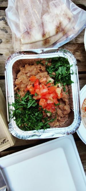 Foul at Zeitoun in Brussels