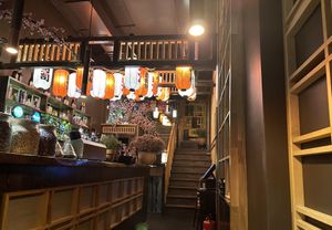 Inside view.  at Mido Sakura Vegan in Berlin