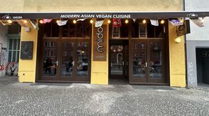 Entrance.  at Mido Sakura Vegan in Berlin