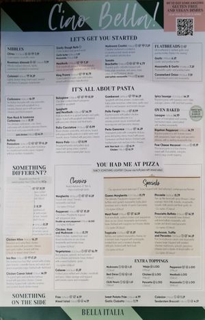 make Pizzas and Pasta vegan at Bella Italia - St Martins Lane in London