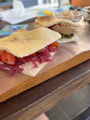 Focaccine ripiene   at Castelnuovo's Crazy Beer in Castelnuovo Magra