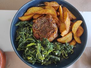 Alheira Vegan at Colher de Pau in Viana Do Castelo