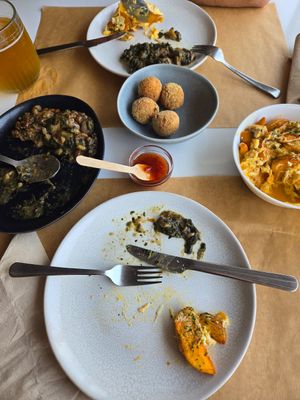 A lot of vegan and vegetarian options at Colher de Pau in Viana Do Castelo