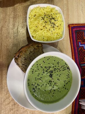   at El Café Feliz in Pisac