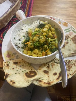   at El Café Feliz in Pisac