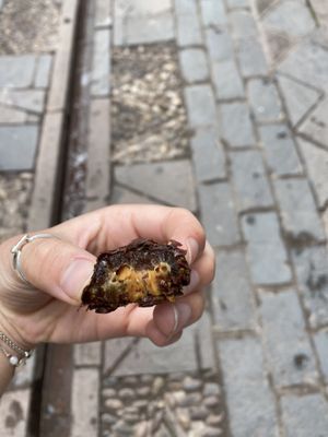 Tasty date!!!  at El Café Feliz in Pisac