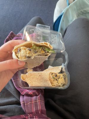 Chickpea wrap  at JFK - Farmer's Fridge - T4 in Queens