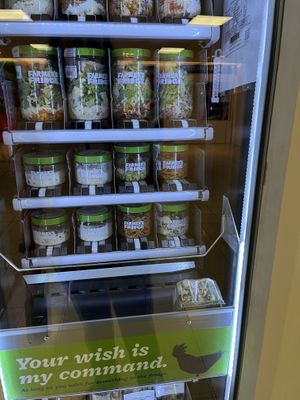 Vending action  at JFK - Farmer's Fridge - T4 in Queens