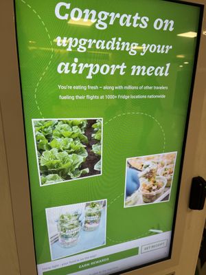 Screen to orderr  at JFK - Farmer's Fridge - T4 in Queens