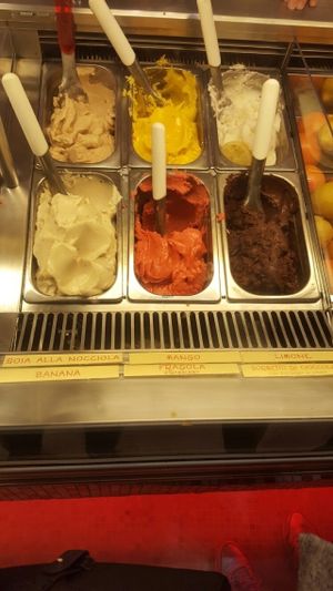 6 vegan flavours  at Perche No in Florence