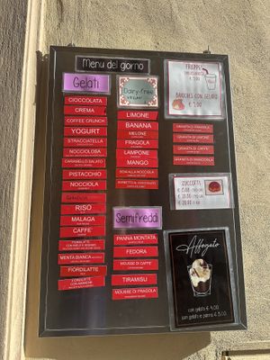 vegan section on menu😄 at Perche No in Florence