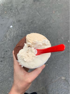 Chocolate, hazelnut, vanilla  at Perche No in Florence