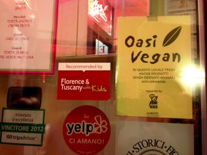 vegan oasis at Perche No in Florence