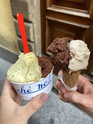 Gelato  at Perche No in Florence