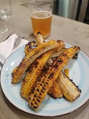 Amazing corn ribs a definite don't miss! at Black Radish in Tallahassee