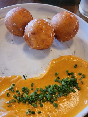 Potato puffs at Black Radish in Tallahassee