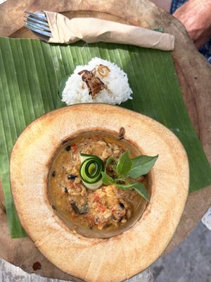 Tempeh curry  at LeMo Beach Café in Denpasar