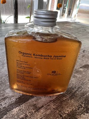 House made kombucha   at LeMo Beach Café in Denpasar