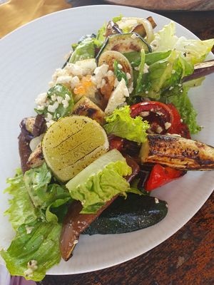 Roasted veggies at LeMo Beach Café in Denpasar